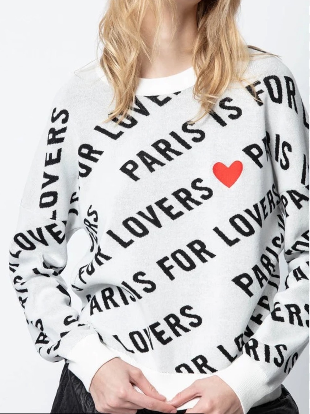 Zadig & Voltaire Paris is for lovers sweatshirt